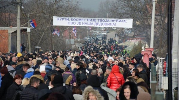 Protestuesit serbë në Rudarë: Kurti, Kosova nuk është e gjyshit tënd, është e gjyshërve tanë