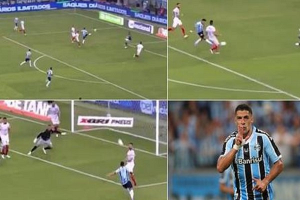 Debutimi te Gremio, Suarez shënon hat-trick në pjesën e parë (VIDEO)