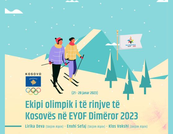 Tre skitarë do të përfaqësojnë Kosovën në Festivalin Olimpik Evropian Dimëror për të rinj