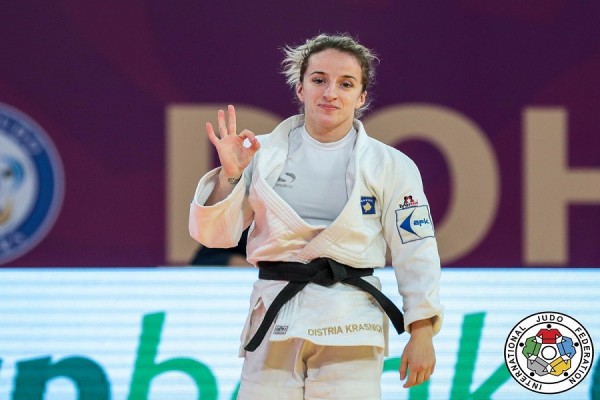 Distria Krasniqi lufton për finalen e Grand Slam Paris 2023