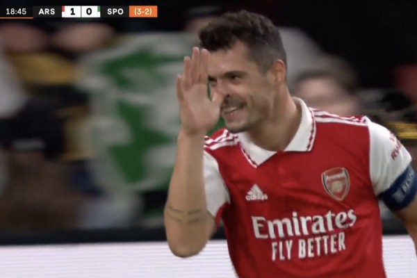 Xhaka shënon kundër Sportingut