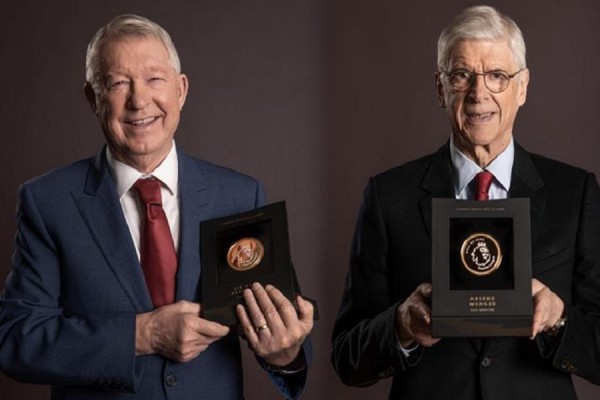 Sir Alex Ferguson dhe Wenger nderohen nga Premier Liga