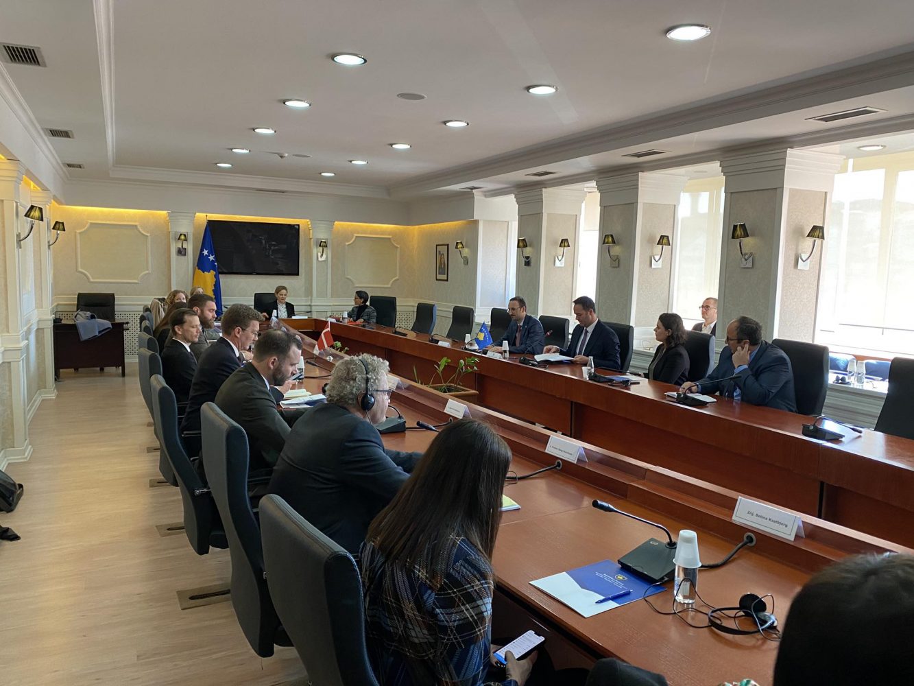 Konjufca takohet me ministrin e Drejtësisë së Danimarkës