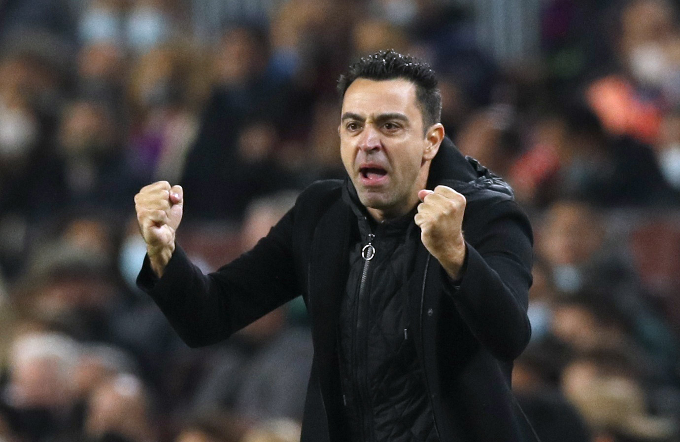 Xavi i lumtur me Raphinhan