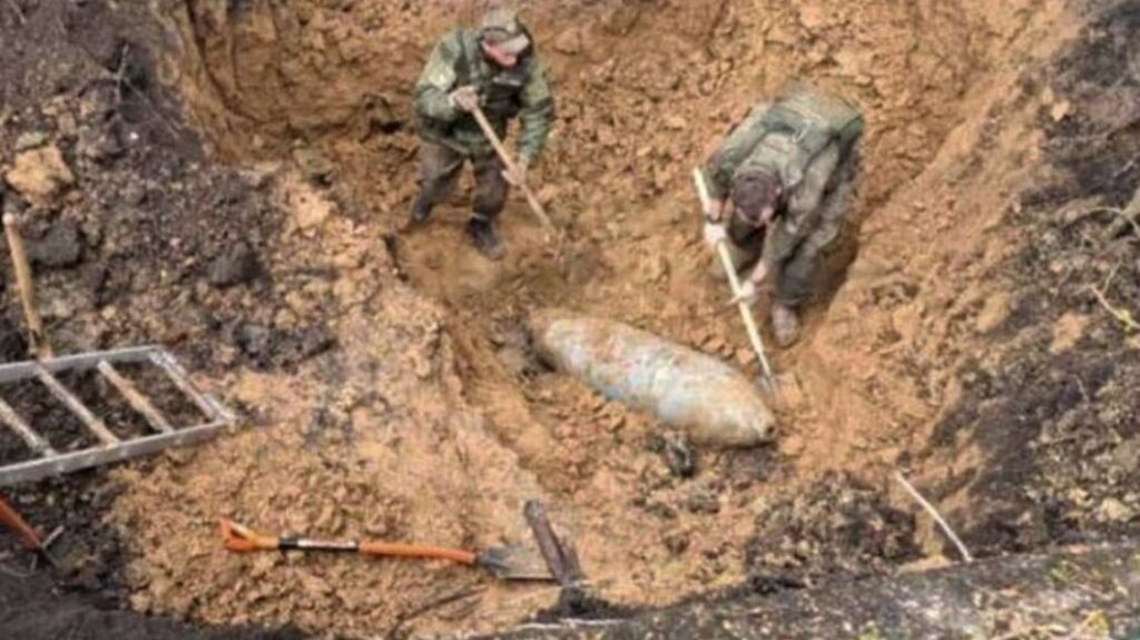 Një bombë e pashpërthyer u gjet në zonën ku ndodhi shpërthimi dy ditë më parë në Belgorod, besohet se kishte rënë edhe kjo po atë natë