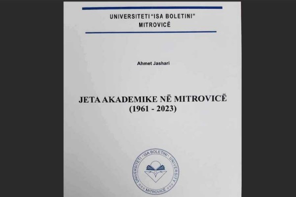 Doli nga shtypi monografia “Jeta akademike në Mitrovicë (1961 -2023)” e Ahmet Jasharit