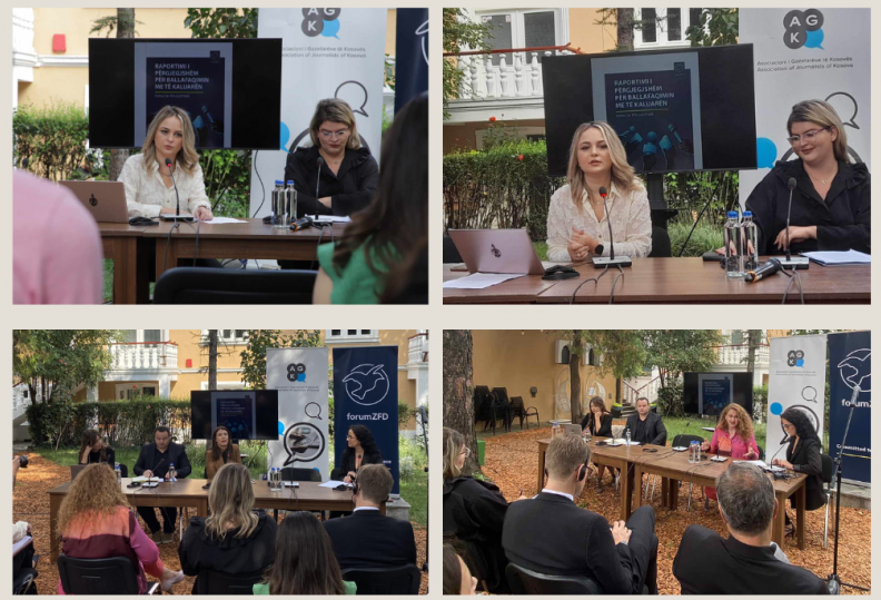 AGK dhe forumZFD publikojnë raportin dhe manualin mbi gazetarinë e ndjeshme ndaj konfliktit