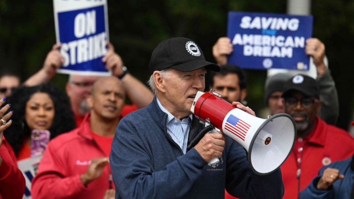 Presidenti i parë amerikan që i bashkohet protestës së punëtorëve