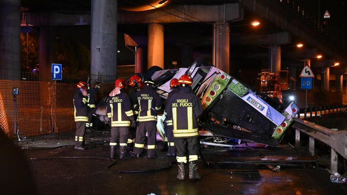 Publikohen pamjet e aksidentit fatal në Itali, ku autobusi bie nga ura