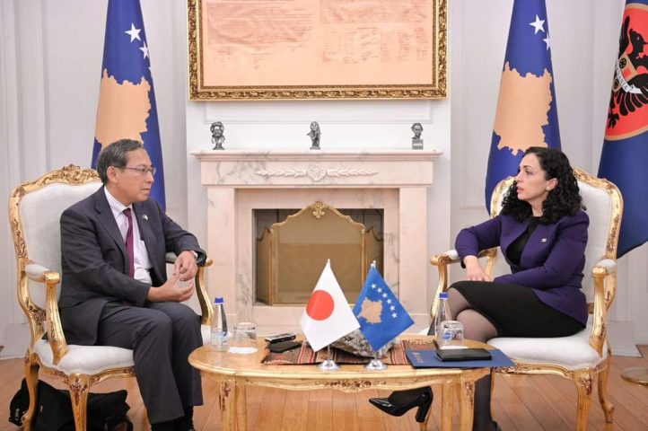 Osmani priti në takim ambasadorin e Japonisë