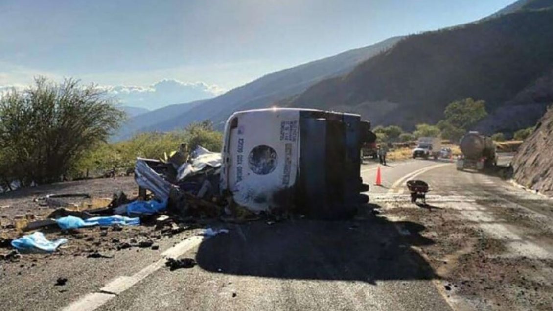 18 emigrantë humbën jetën në një aksident autobusi në Meksikë