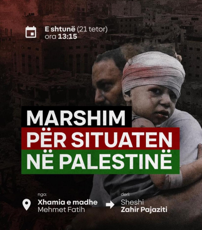 Kush është qytetari nga Kosova që po organizon aktivitet pro-Palestinës?