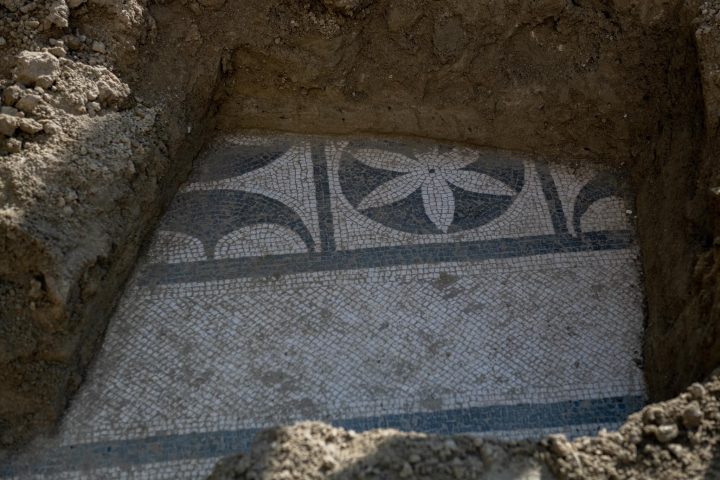 Një mozaik i rrallë romak zbulohet në Durrës