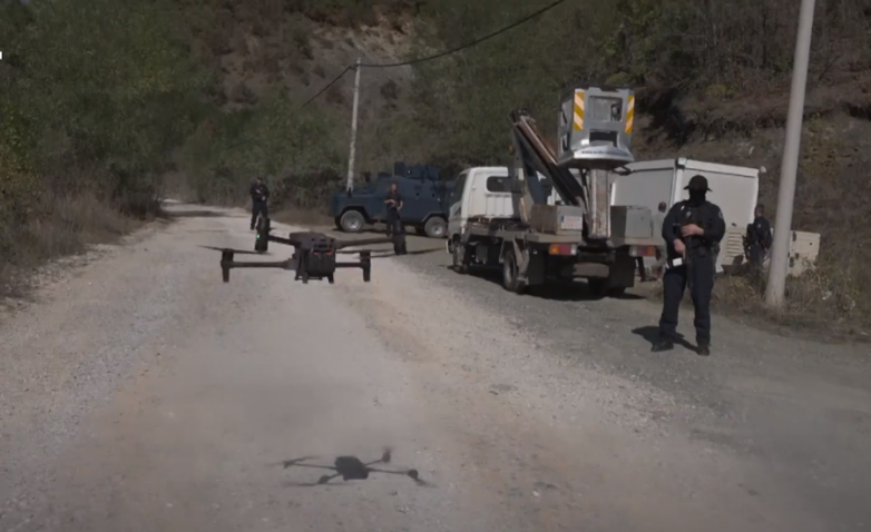 Policia e Kosovës siguron kufirin në veri