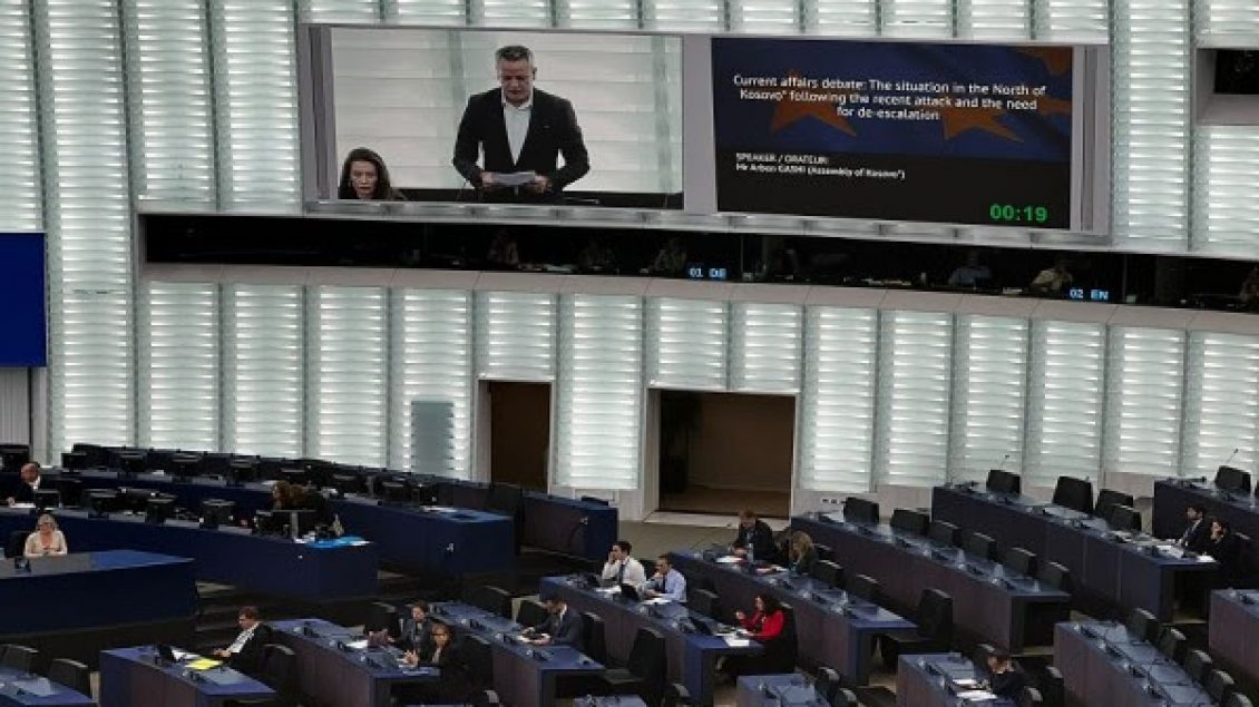 Gashi në KiE : Serbia qëndron prapa sulmit terrorist në Banjskë të Zveçanit