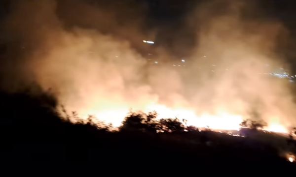 Zjarr i madh në Veternik të Prishtinës