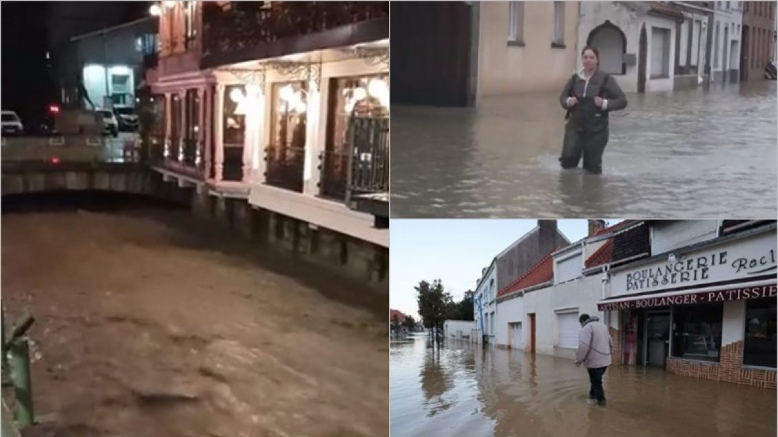 Gjendje alarmante pas reshjeve të dendura dhe përmbytjeve në Francë