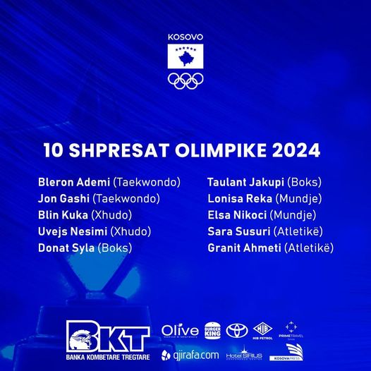 Përzgjidhen 10 shpresat olimpike të vitit 2024