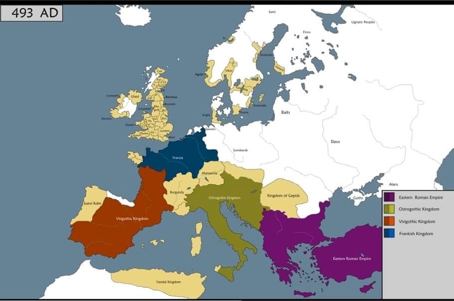 Dyndjet barbare gjermanike që shkatërruan Europën