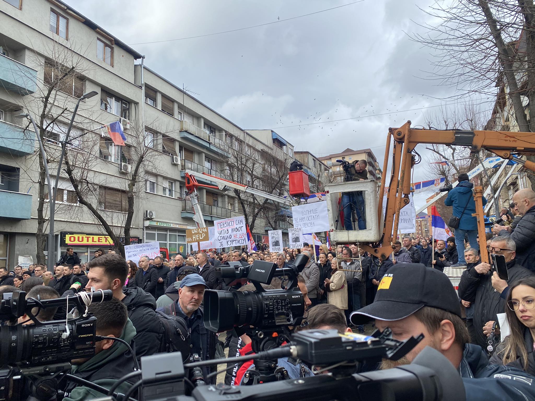 Policia deklarohet për protestën kundër dinarit në veri, morën pjesë rreth 1 mijë e 800 persona