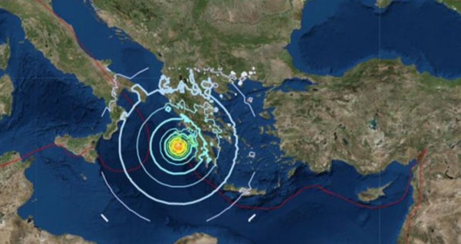 Tërmet i shkallës 3.9 në Greqi