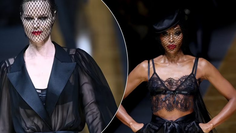 Naomi Campbell dhe Eva Herzigova duken mbresëlënëse në shfaqjen e “Dolce & Gabbana” gjatë Javës së Modës në Milano