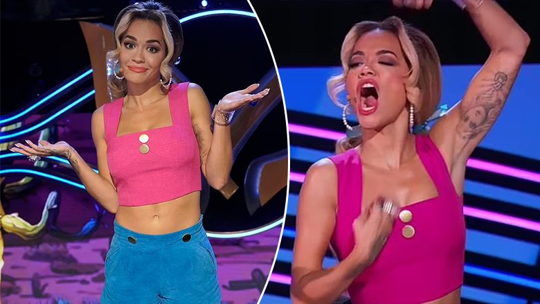 Rita Ora vazhdon të shënojë sukses në Amerikë, ndërsa pëlqehet paraqitja e saj në “The Masked Singer”