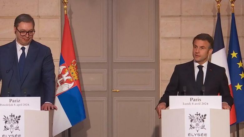 Macron para takimit me Vuçiqin: Pjesëmarrësit e sulmit në Banjskë të dalin para drejtësisë