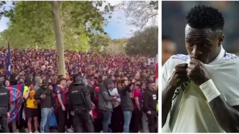 Nuk ndalet racizmi – Tifozët e Barcelonës bën thirrje të turpshme ndaj Vinicius Jr para ndeshjes me PSG-në