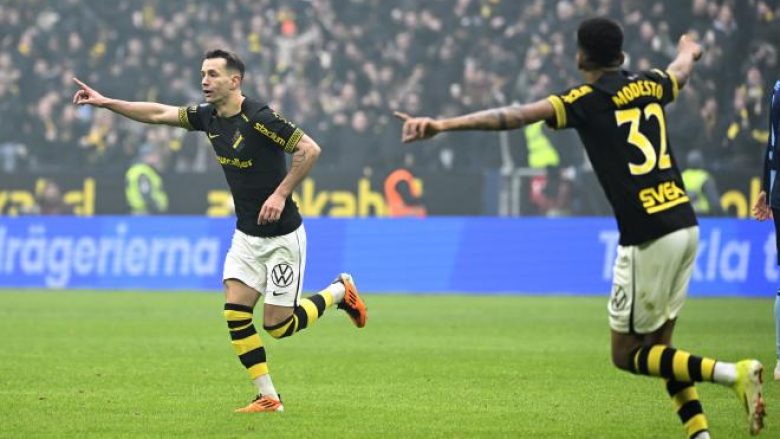 Futet nga banka dhe shkëlqen me gol dhe asistim për fitoren e AIK – Bersant Celina lojtar i ndeshjes