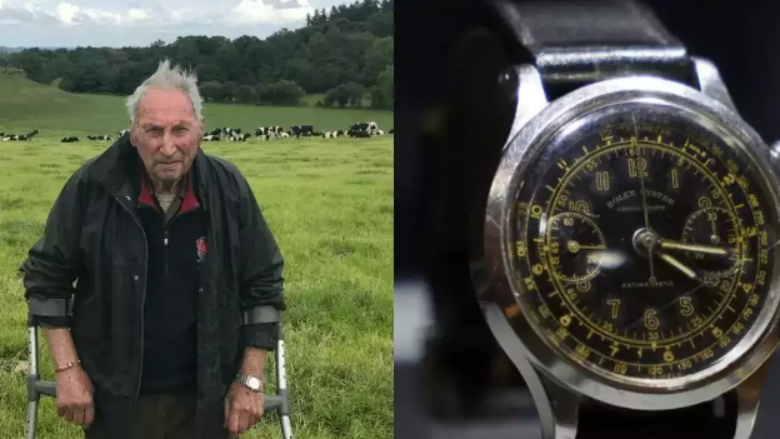 Besonte se lopa ia kishte ngrënë orën, Rolex i fermerit britanik shfaqet 50 vjet më vonë