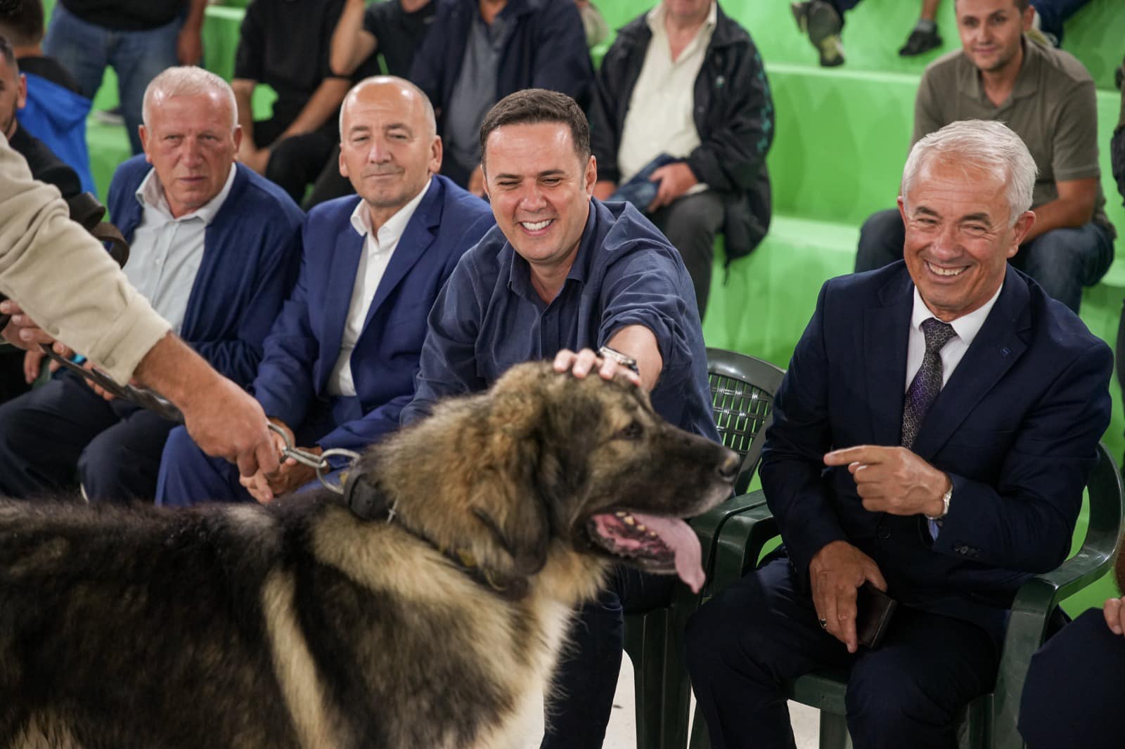 Abdixhiku i ndan çmimin qenit fitues në ekspozitën tradicionale të Qenit Ilir të Sharrit