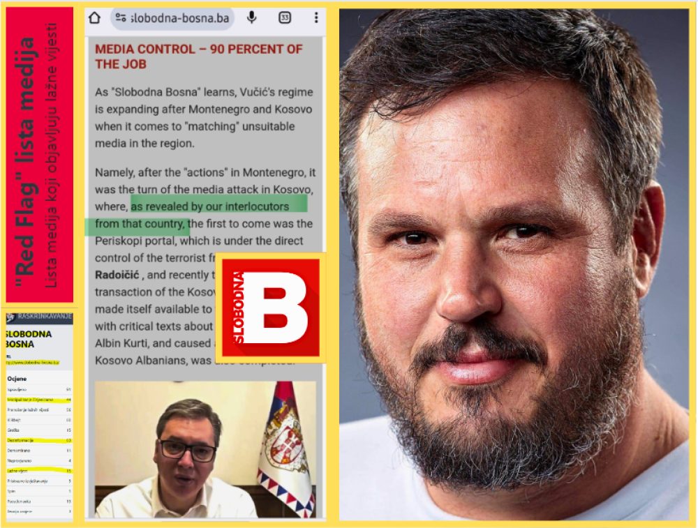 Kontrolluesi i certifikuar i fakteve flet rreth “Slobodna Bosna”: Prodhues të mëdhenj manipulimesh e dezinformatash me porosi