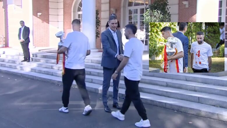 Bëhet virale video e takimit të Carvajal me Presidentin e Spanjës