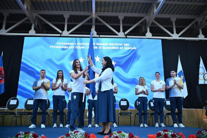 Osmani pjesëmarrëse në ceremoninë hapëse të Lojërave Olimpike Paris 2024