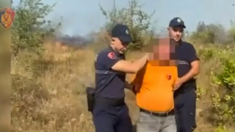 Policia në Shqipëri identifikon të dyshuarin për zjarrvënie, arrestohet 48-vjeçari