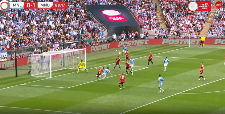 GOOOOL: Nuk dorëzohet Manchester City, shënon në fundin e takimit ndaj United