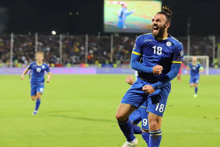 GOOOOL/ Donat Rrudhani po shkëlqen, Muriqi shënon sërish ndaj Qipros