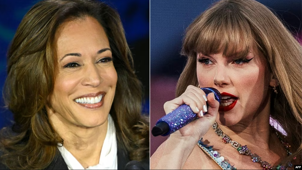 Taylor Swift mbështet Kamala Harris