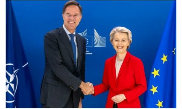 Sekretari Rutte takohet me Von der Leyen për herë të parë pas marrjes së detyrës