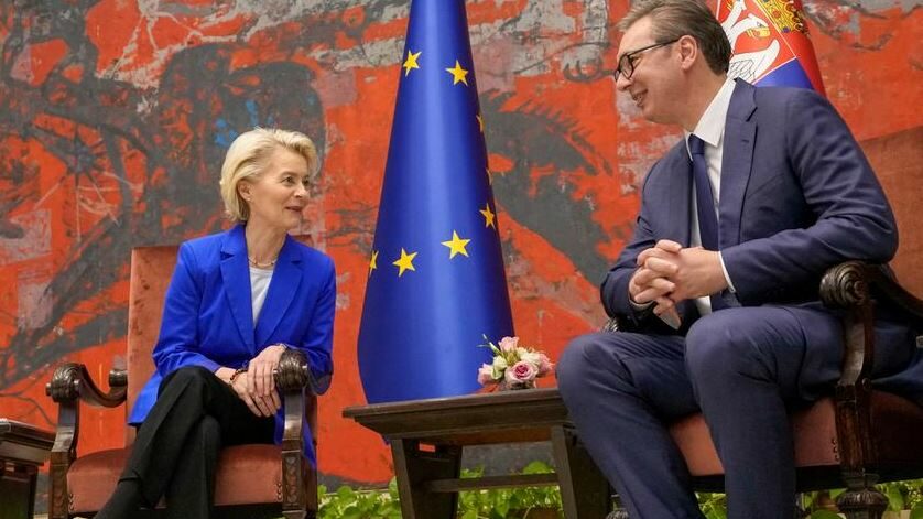 Vuçiqi me Von der Leyen foli edhe për Kosovën: Ia shpjegova domosdoshmërinë e kompromisit dhe negociatave