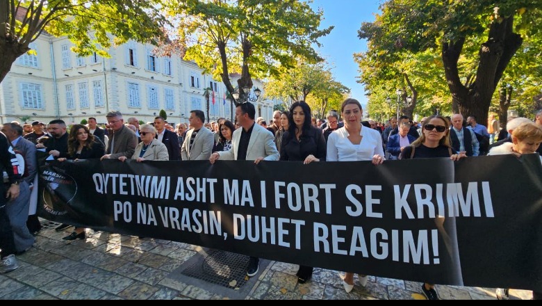 Përfundon protesta e PD-së në Shkodër, kërkohet lirimi i Sali Berishës e qeveri teknike