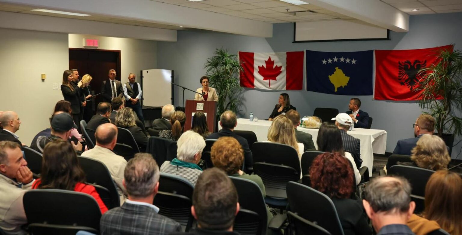 Gërvalla takohet me diasporën në Montreal të Kanadasë