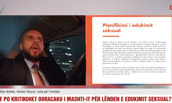 Bytyqi për doracakun e lëndës së Edukimit Seksual: Agjendë degjeneruese dhe shfrenuese për fëmijët