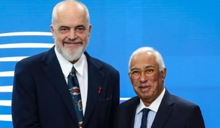 Edi Rama takohet në Bruksel me Presidentin e ri të Këshillit Europian, Antonio Costa