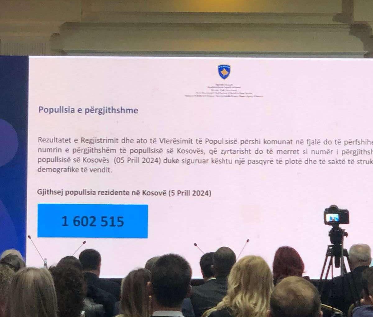 Regjistrimi i Popullësisë 2024, Kosova ka 1,602,515 milionë banorë rezidentë