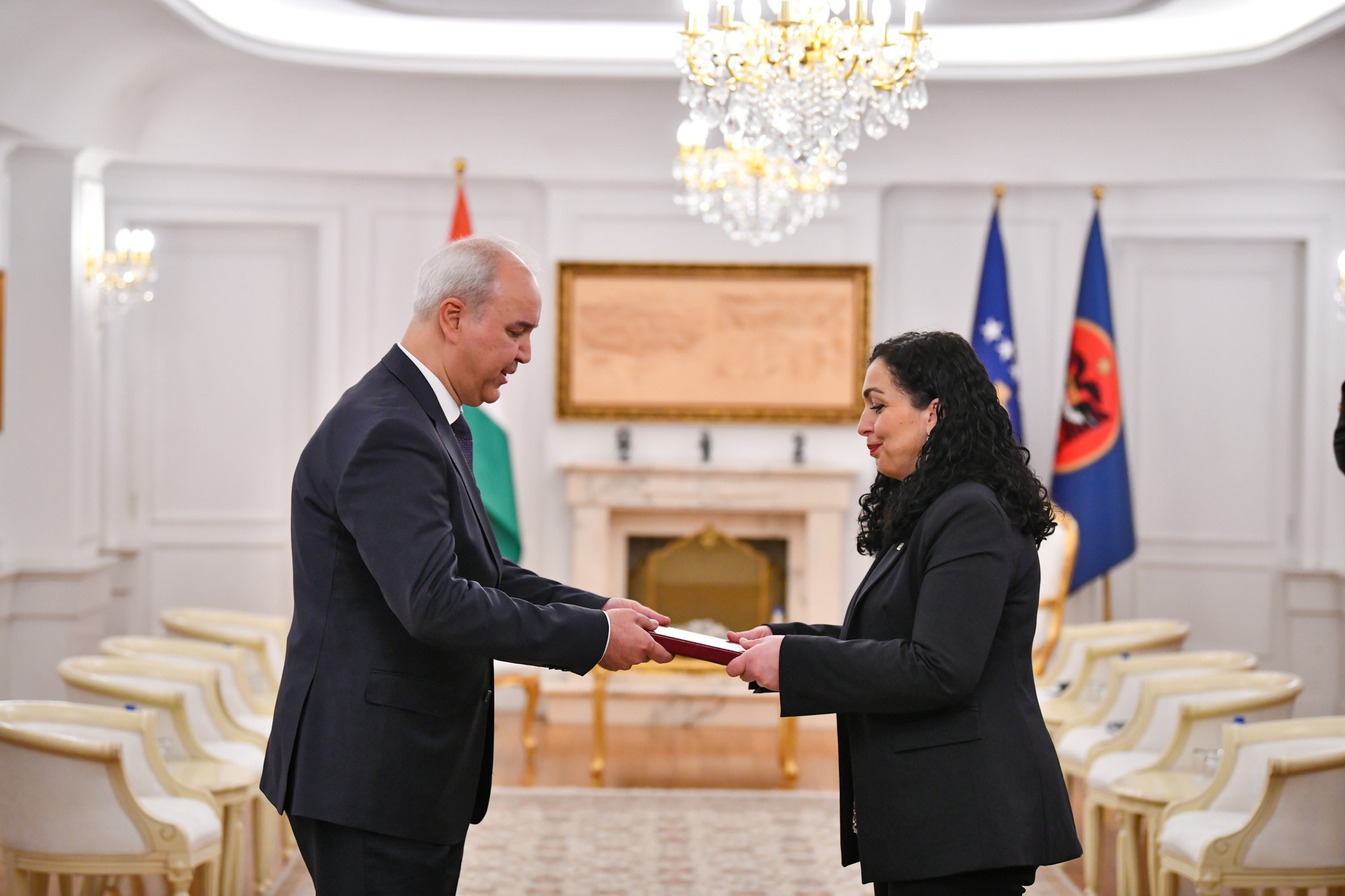 Osmani pranoi letrat kredenciale nga ambasadori jorezident i Jordanisë, Hazem Issam El-Khatib Al-Tamimi