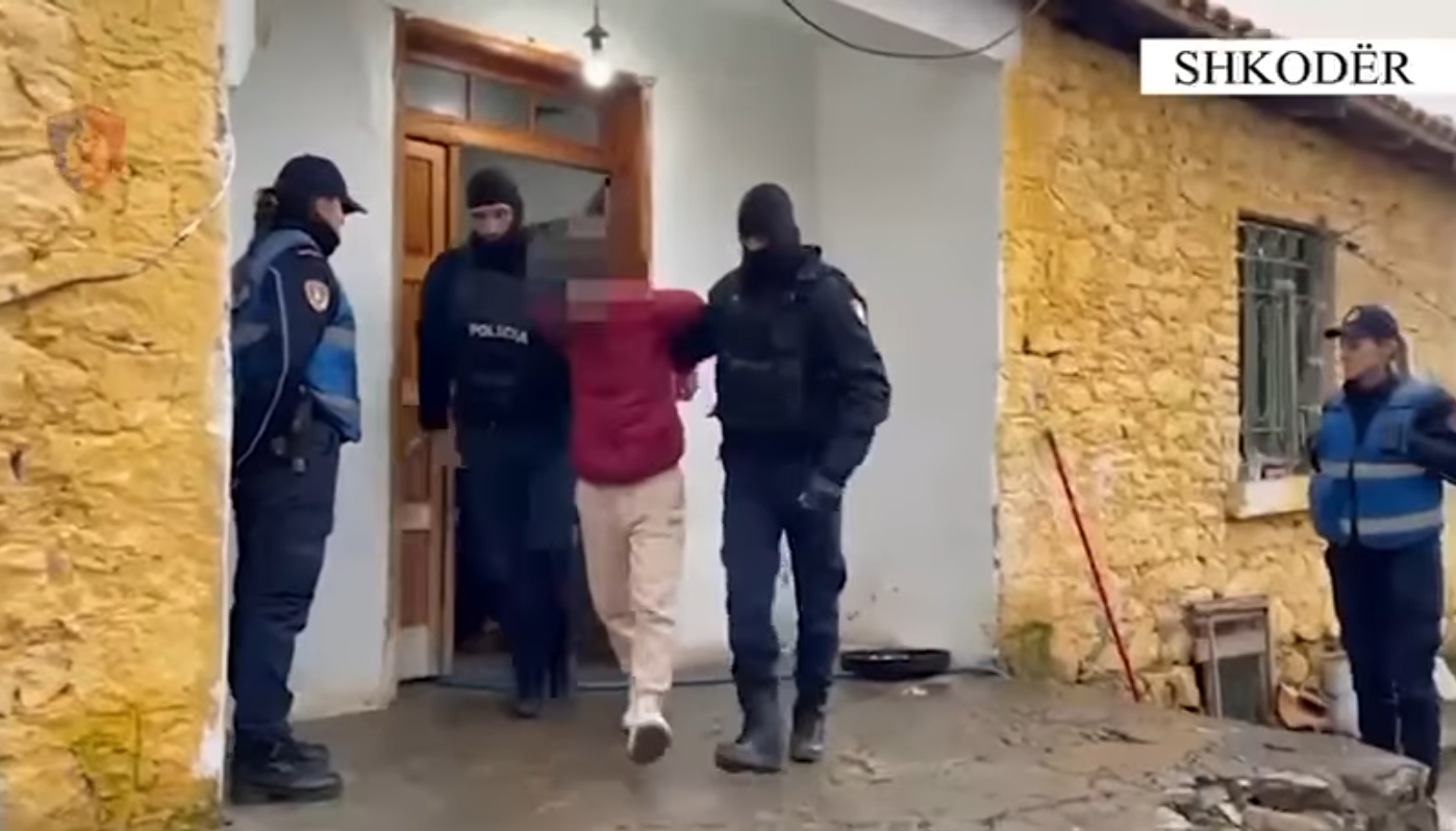 Dalin pamjet e arrestimit të vrasësit në Shkodër (VIDEO)