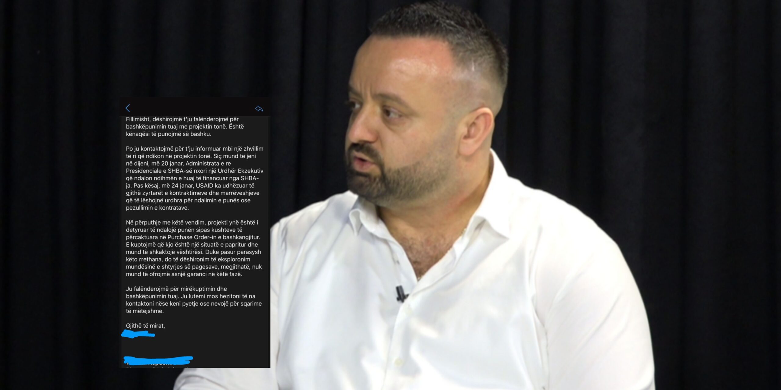 Pronari i ISP – Broadcast Qëndrim Kryeziu: Ambasada amerikane i “rehatoi” bizneset duke i shkëputur marrëdhëniet me to