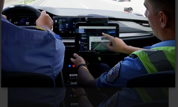 Policia në rajonin e Ferizajt me veturë inteligjente shqiptoi 680 gjoba gjatë janarit